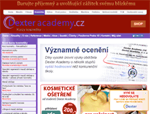 Tablet Screenshot of kurzy-kosmetiky.cz